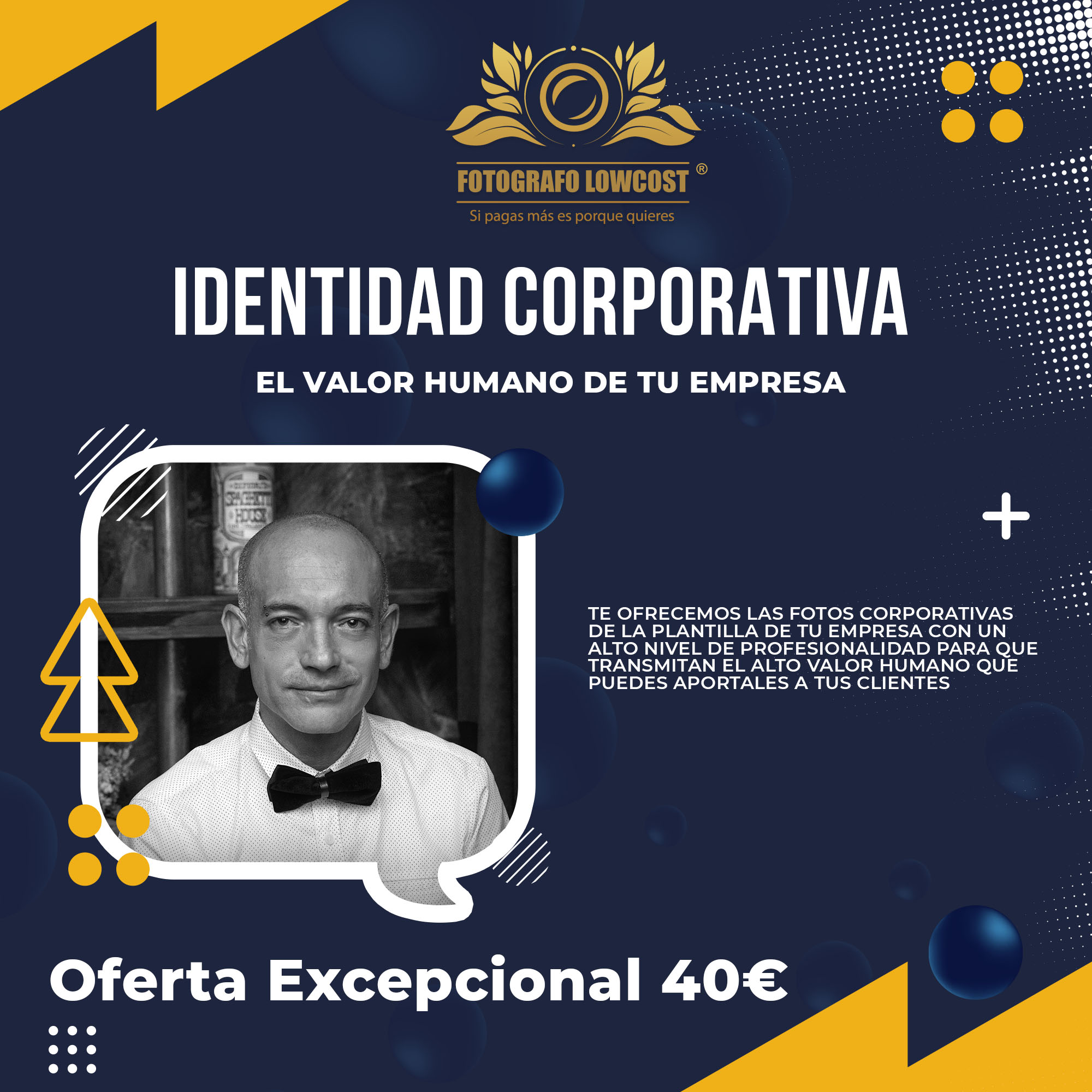 fotografo en identidad corporativa fotograf&iacute;a de plantillas empresariales Badajoz 